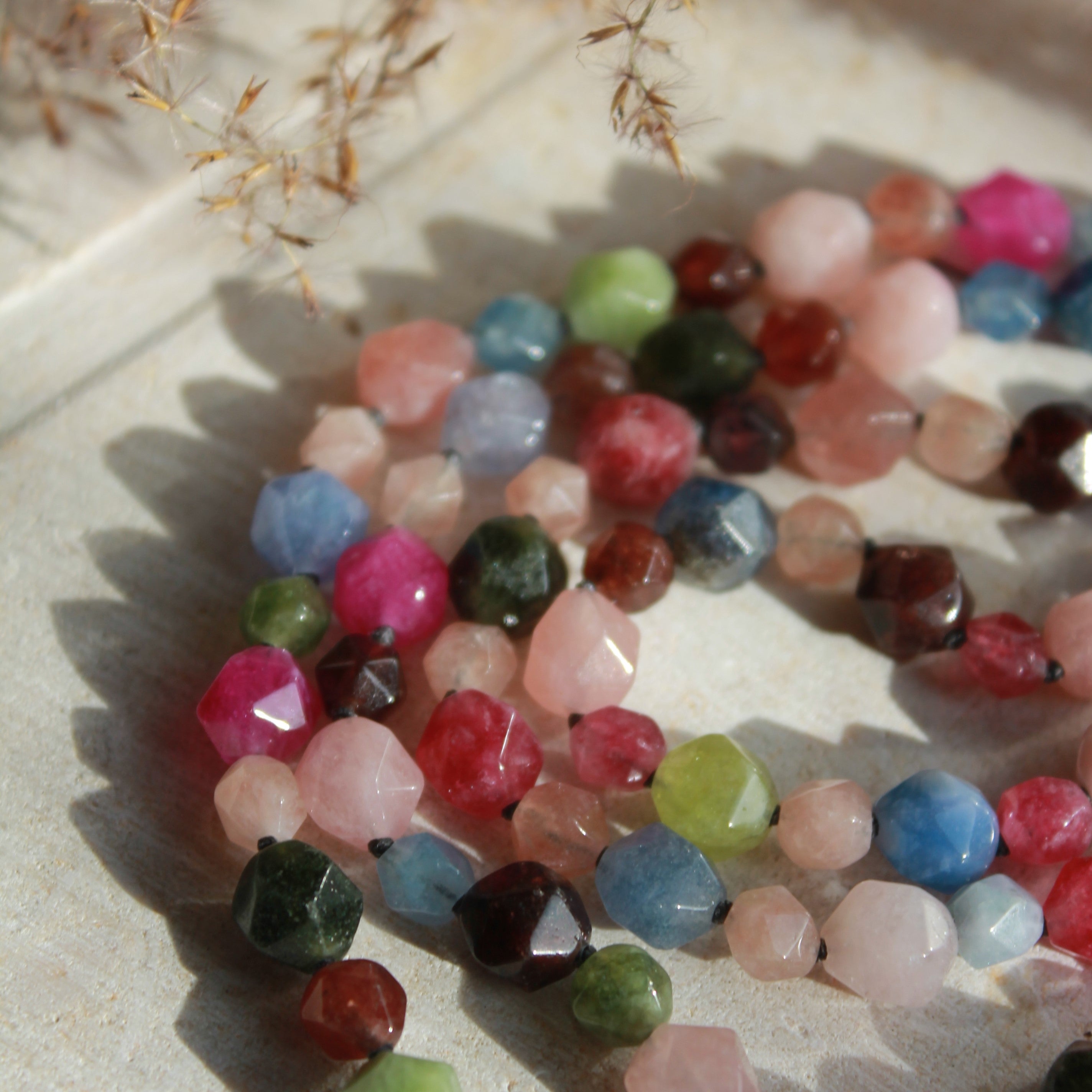 Turmalin Mala facettiert silberfarben