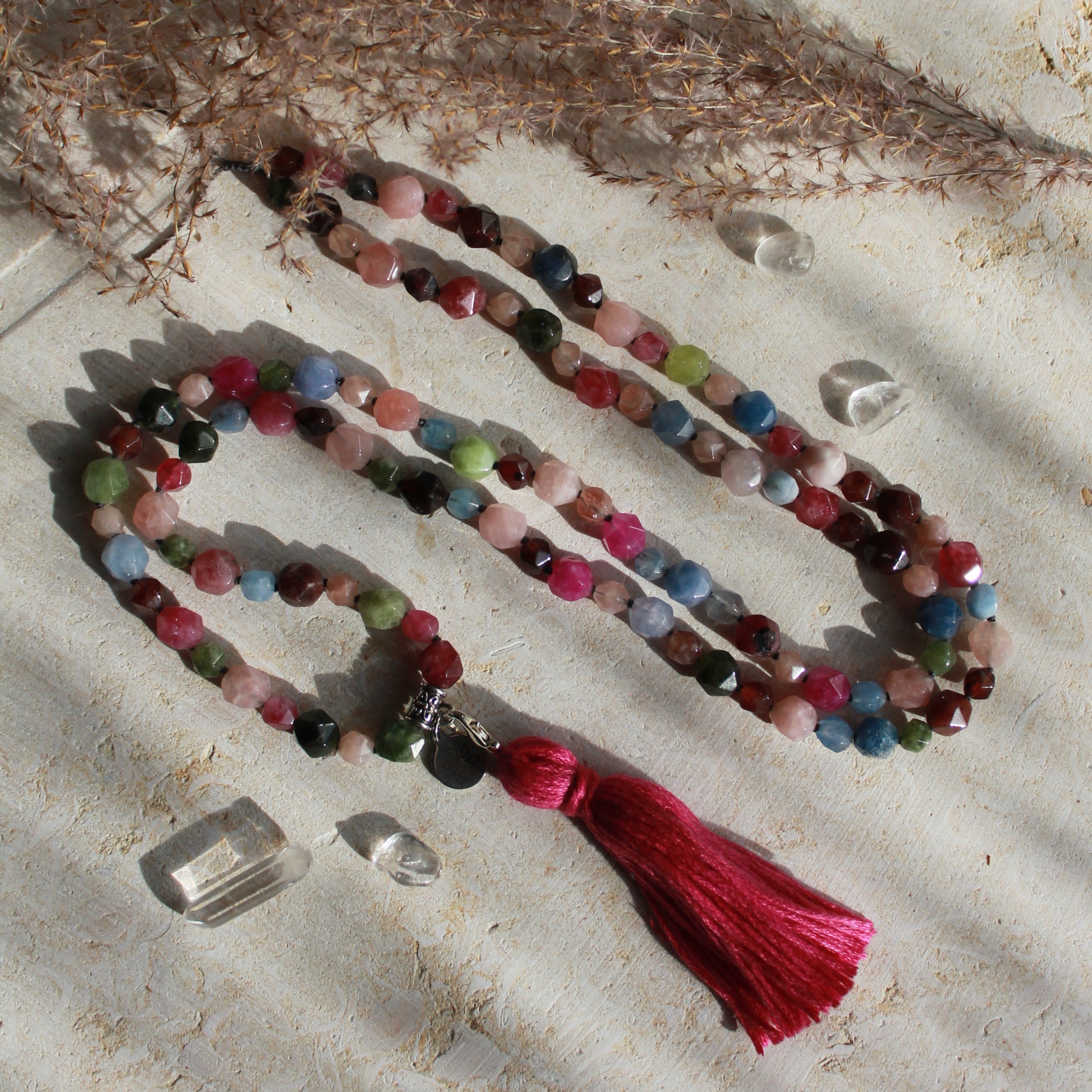 Turmalin Mala facettiert silberfarben