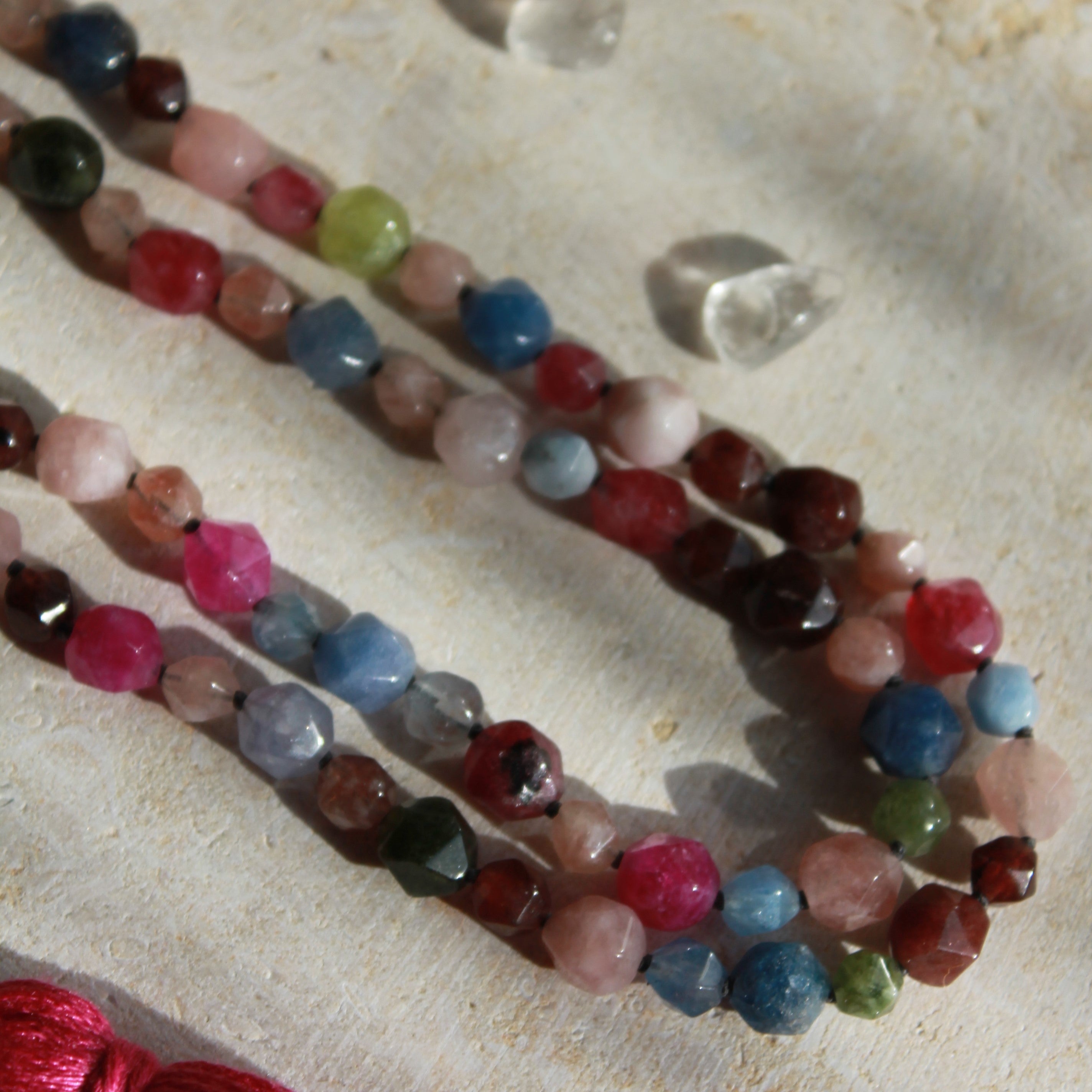 Turmalin Mala facettiert silberfarben