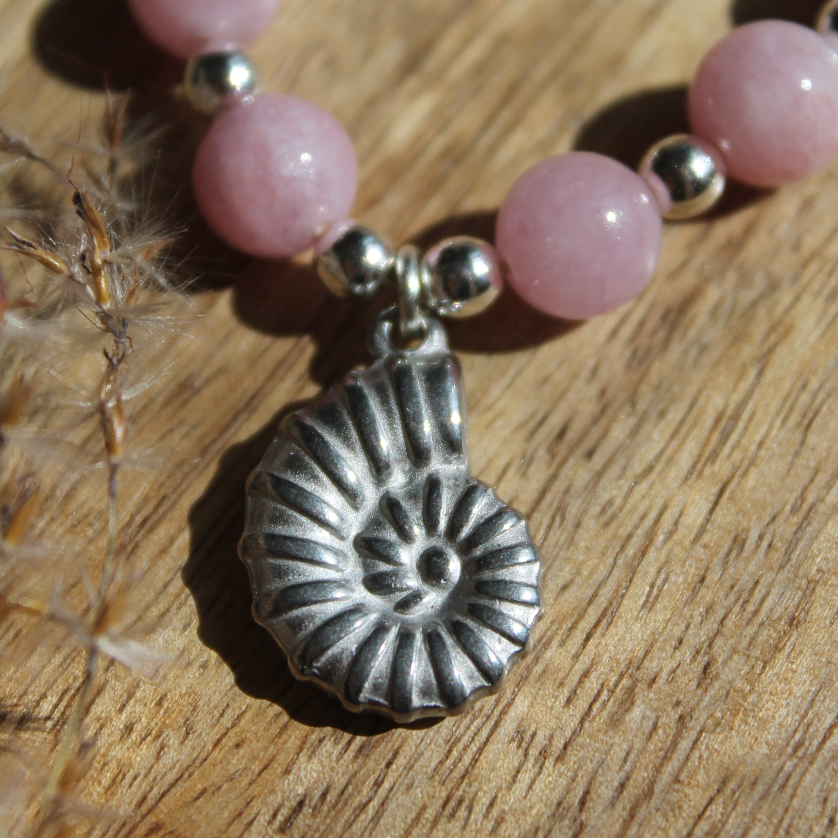 Personalisierte Kette zum Muttertag Schnecke silberfarben